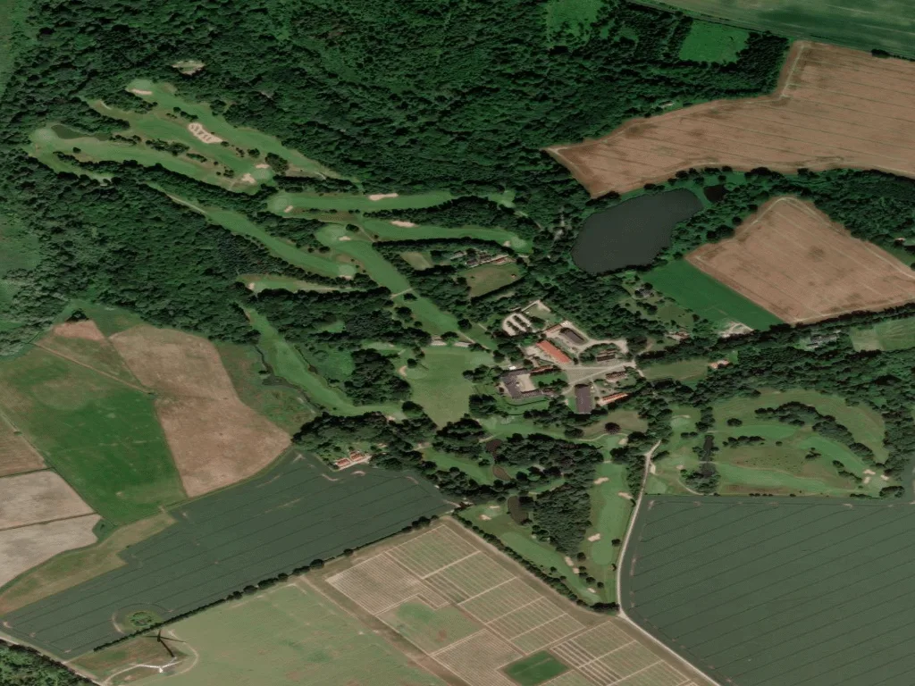 Letecký pohled na Golf Club Altenhof