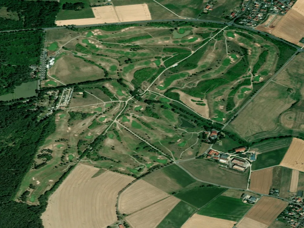 Letecký pohled na Golfclub Hofgut Praforst e.V.