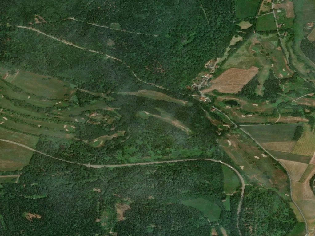 Letecký pohled na Golf-Club Furth im Wald