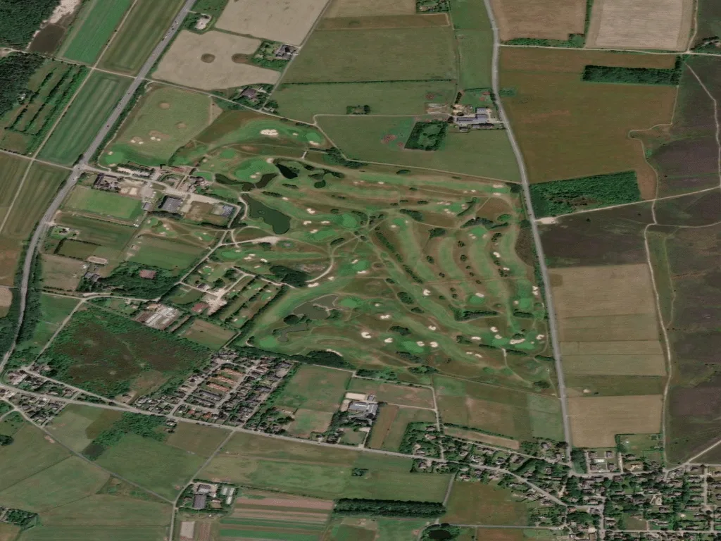 Letecký pohled na Golf-Club Sylt e.V.