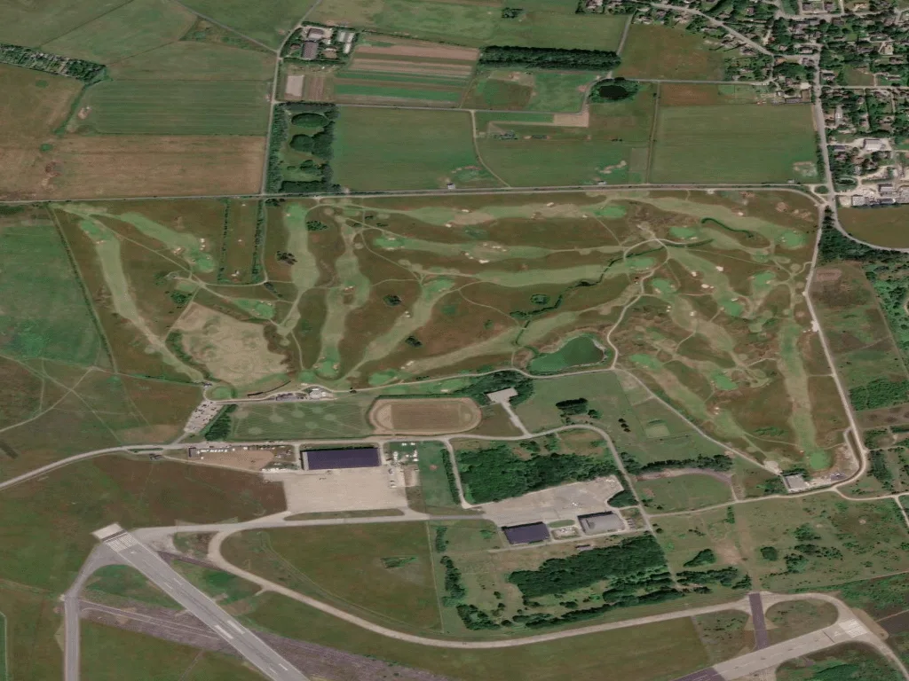 Letecký pohled na Marine-Golf-Club Sylt