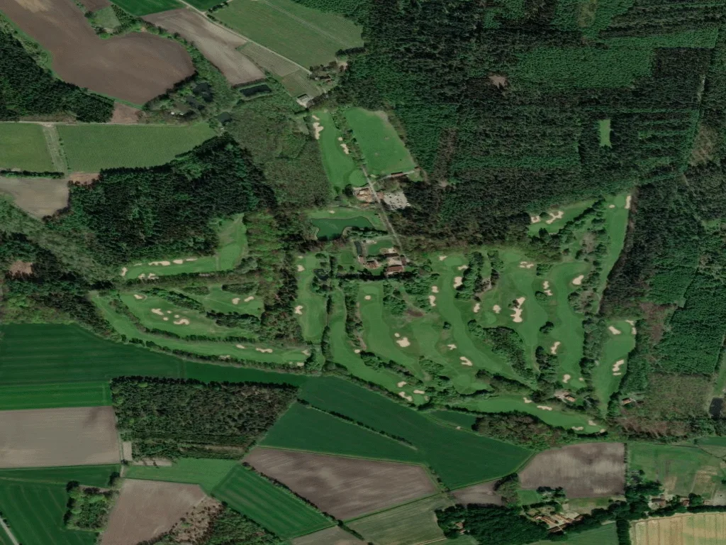 Letecký pohled na Artland Golfclub