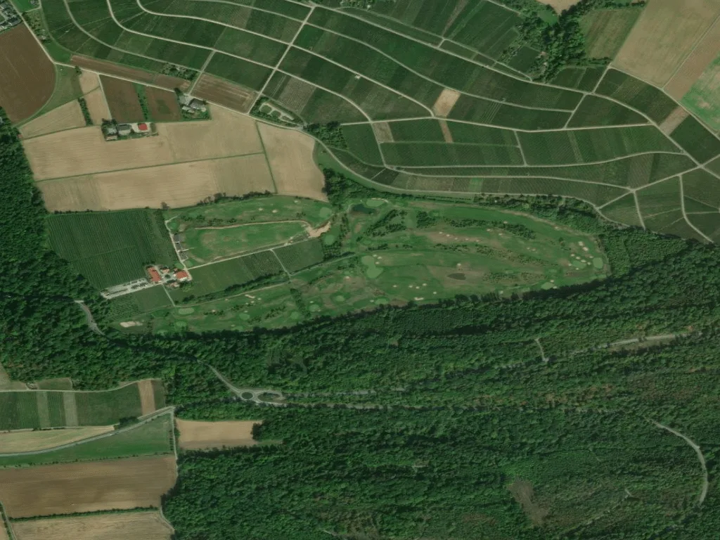 Letecký pohled na Talheimer Hof Public Golf