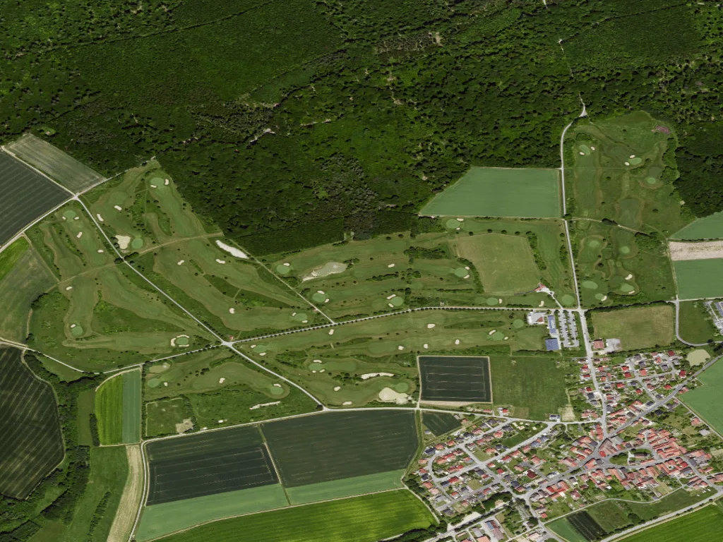Letecký pohled na Golfclub Schweinfurt e. V.