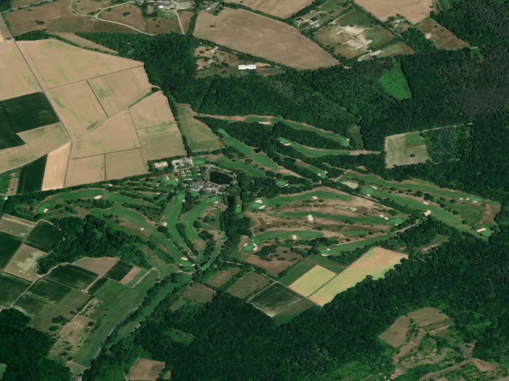 Letecký pohled na Golfclub Bad Neuenahr-Ahrweiler