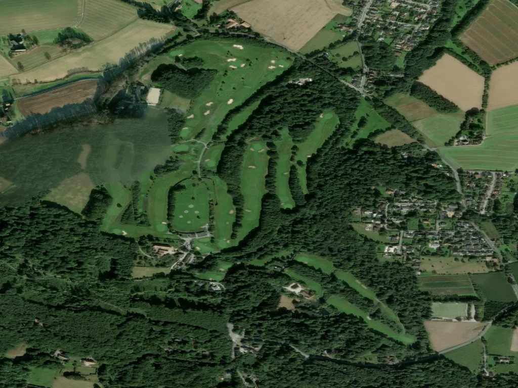 Letecký pohled na Bielefelder Golfclub