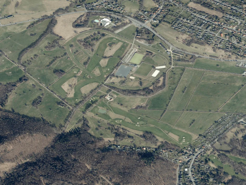 Letecký pohled na Golf-Club Harz e.V.