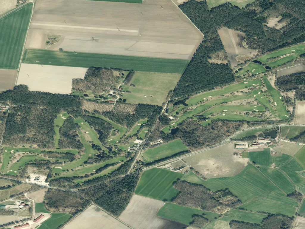 Letecký pohled na Golfclub Herzogstadt Celle