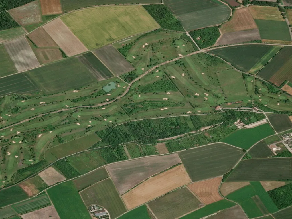 Letecký pohled na Golfclub "Reichsstadt Bad Windsheim"
