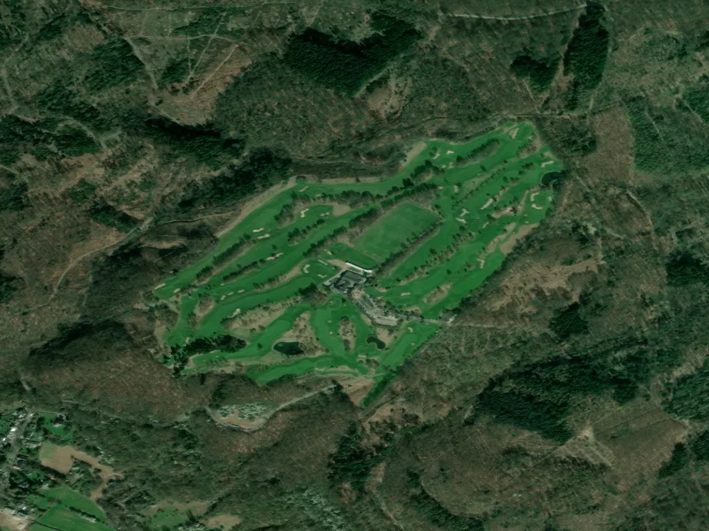Letecký pohled na Golf Club Rhein-Wied e.V.