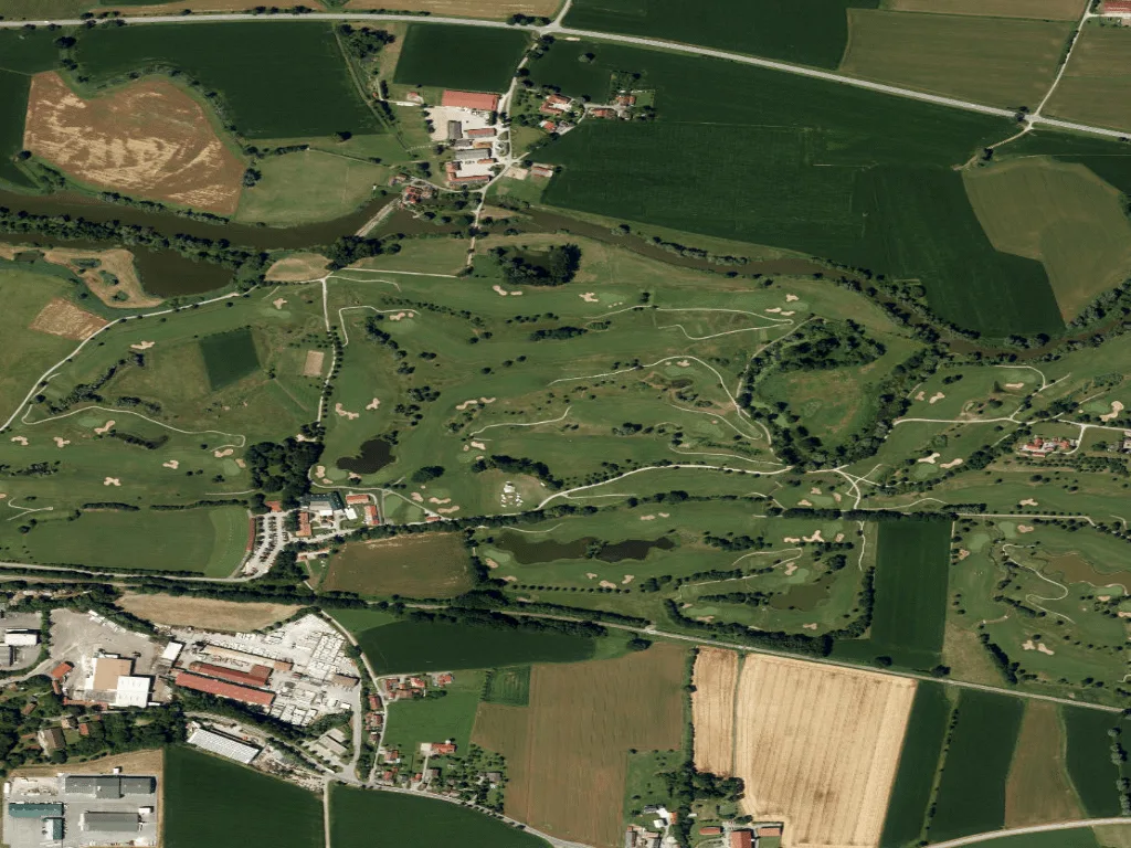 Letecký pohled na Beckenbauer Golf Course