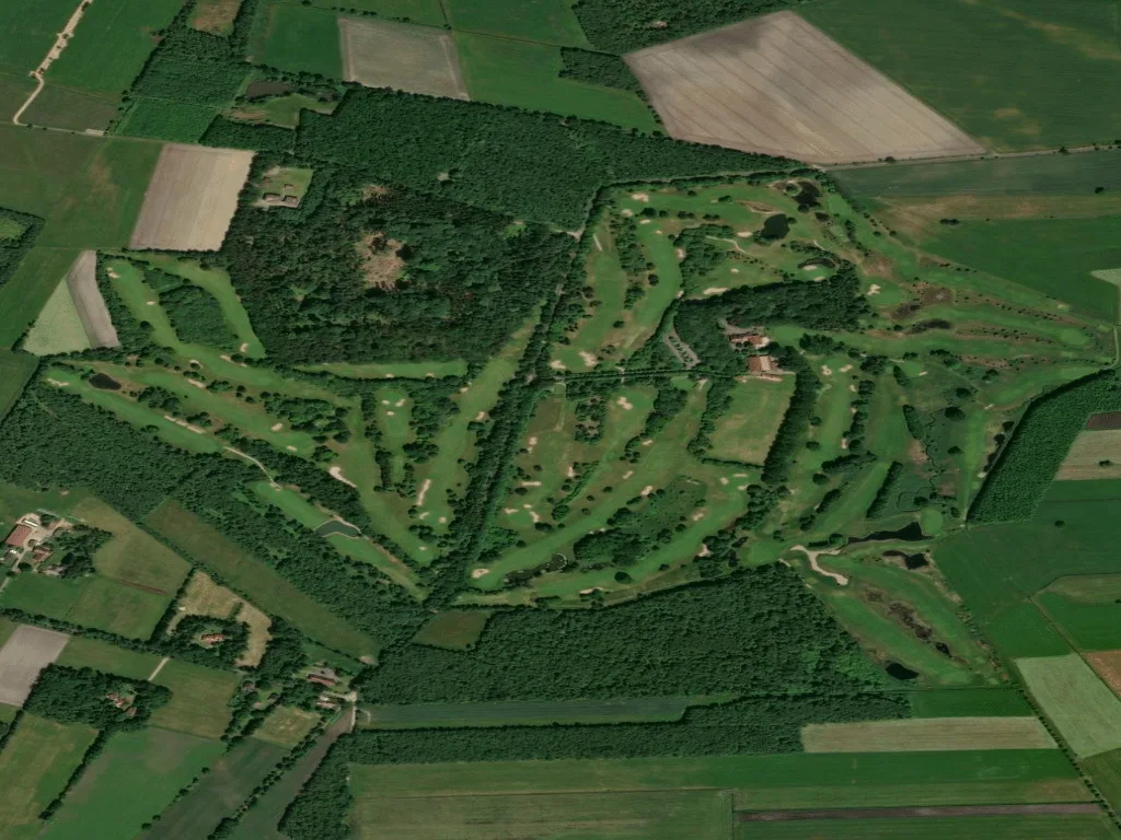 Letecký pohled na Golfclub Wümme