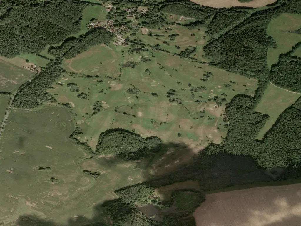 Letecký pohled na Golfclub Rügen e.V.