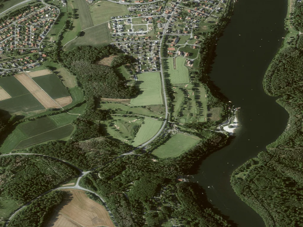 Letecký pohled na Golf- und Landclub Bad Arolsen