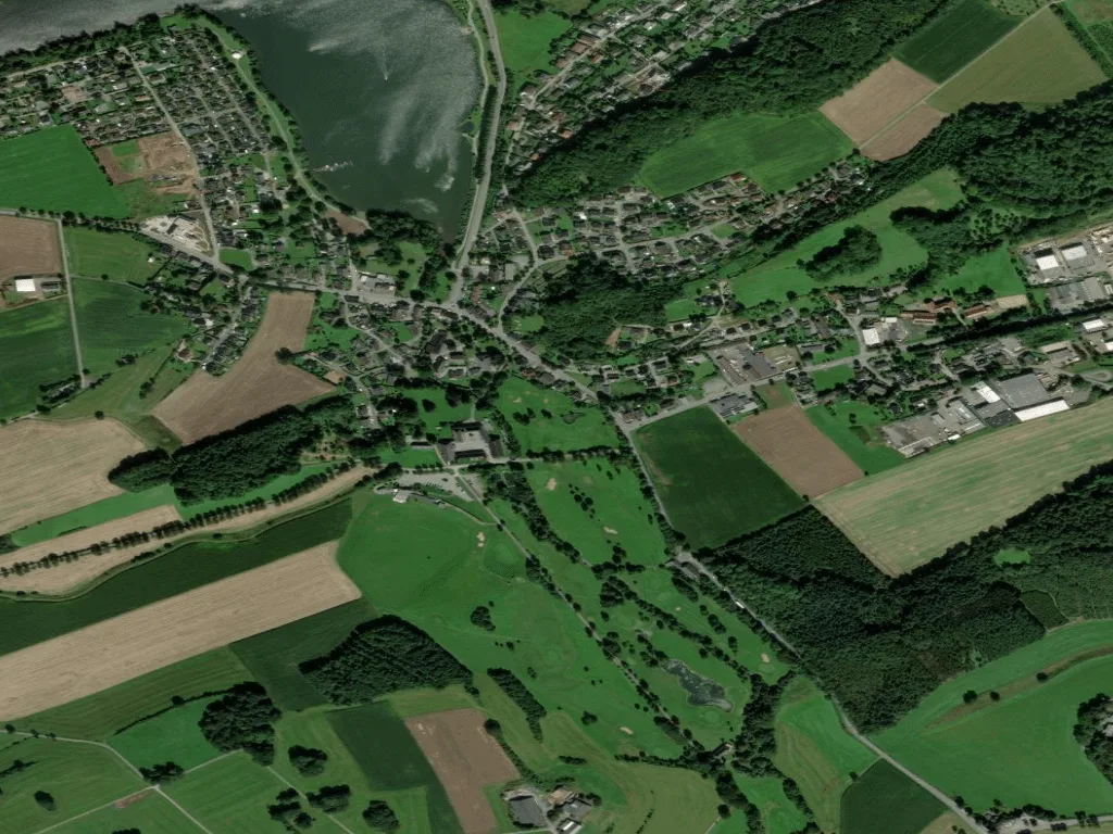 Letecký pohled na Golfplatz Amecke 6-Loch-Platz