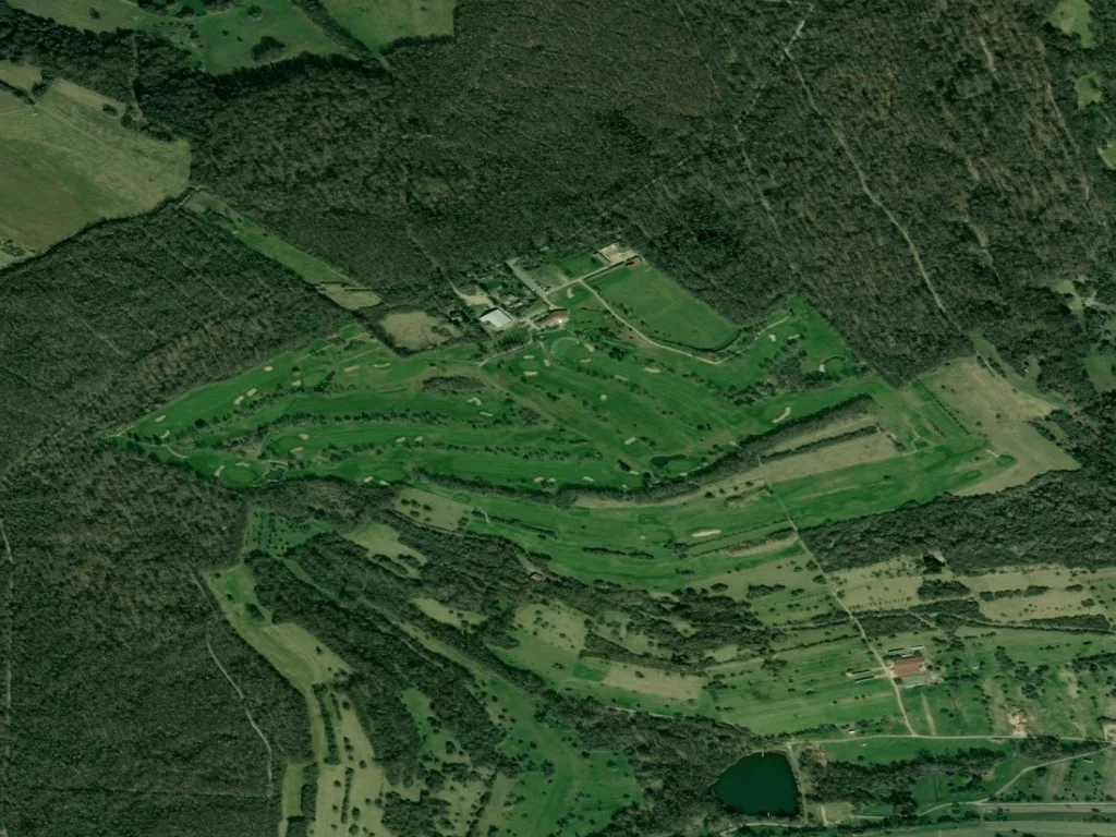 Letecký pohled na Golfclub Katharinenhof