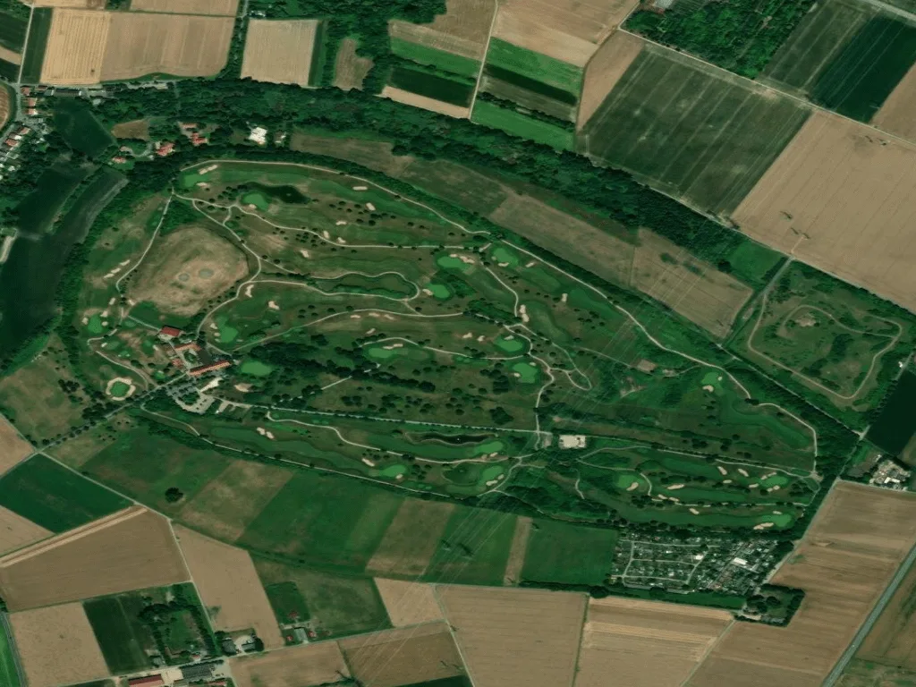 Letecký pohled na Golfclub Gut Neuzenhof