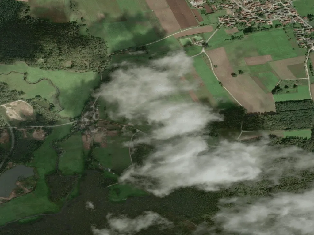 Letecký pohled na Swingolf Pflugsmühle