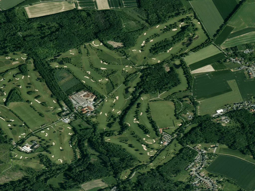 Letecký pohled na Golf-Club Unna-Fröndenberg
