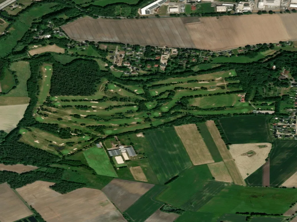 Letecký pohled na Golfclub Königshof Sittensen e.V.