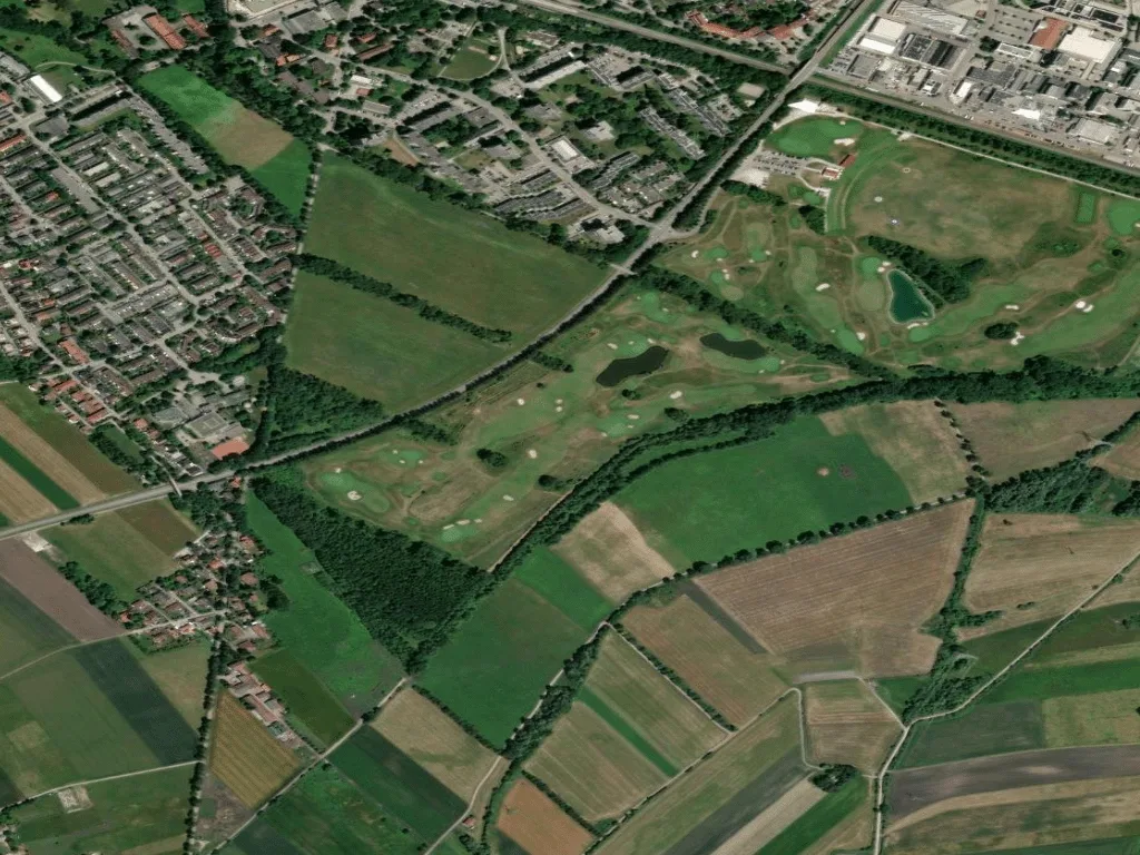 Letecký pohled na GolfCity München Puchheim