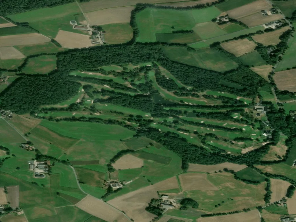 Letecký pohled na Westfälischer Golf-Club Gütersloh