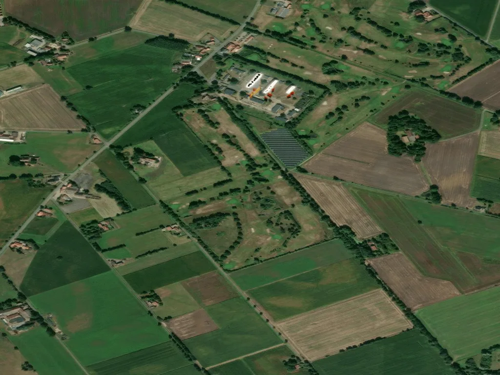 Letecký pohled na Golfpark Wagenfeld