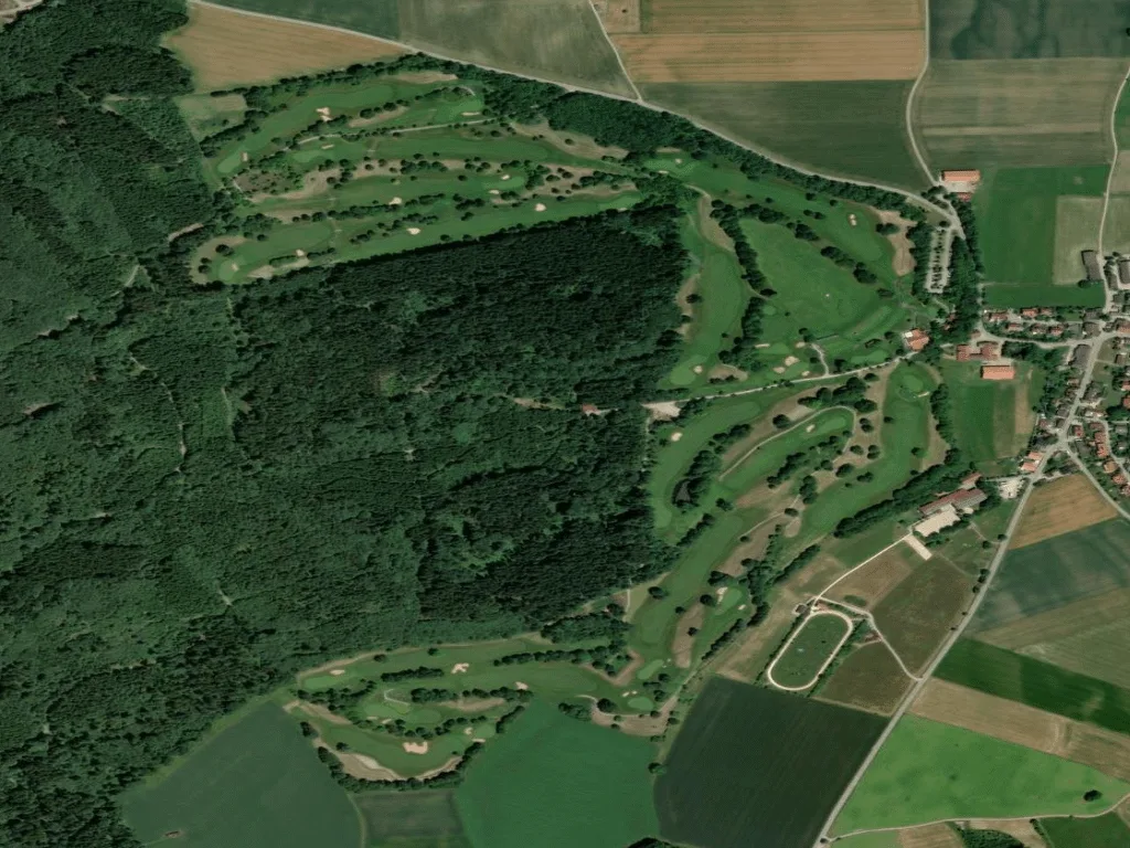 Letecký pohled na Golfclub Starnberg e.V.