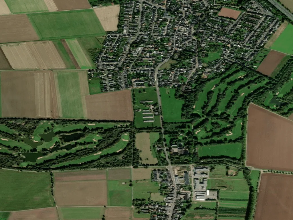 Letecký pohled na Golf Burg Konradsheim
