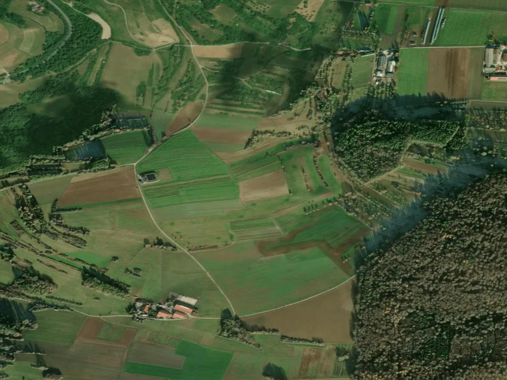 Letecký pohled na Swingolf Renningen
