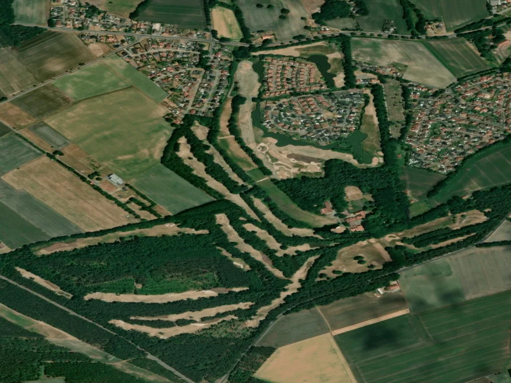 Letecký pohled na Golfclub Gut-Düneburg