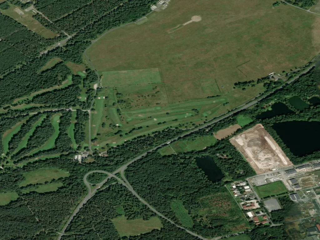 Letecký pohled na Old Course