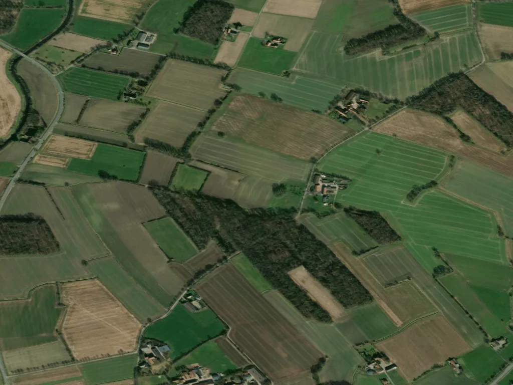 Letecký pohled na Bauerngolf Hof Große-Ophoff